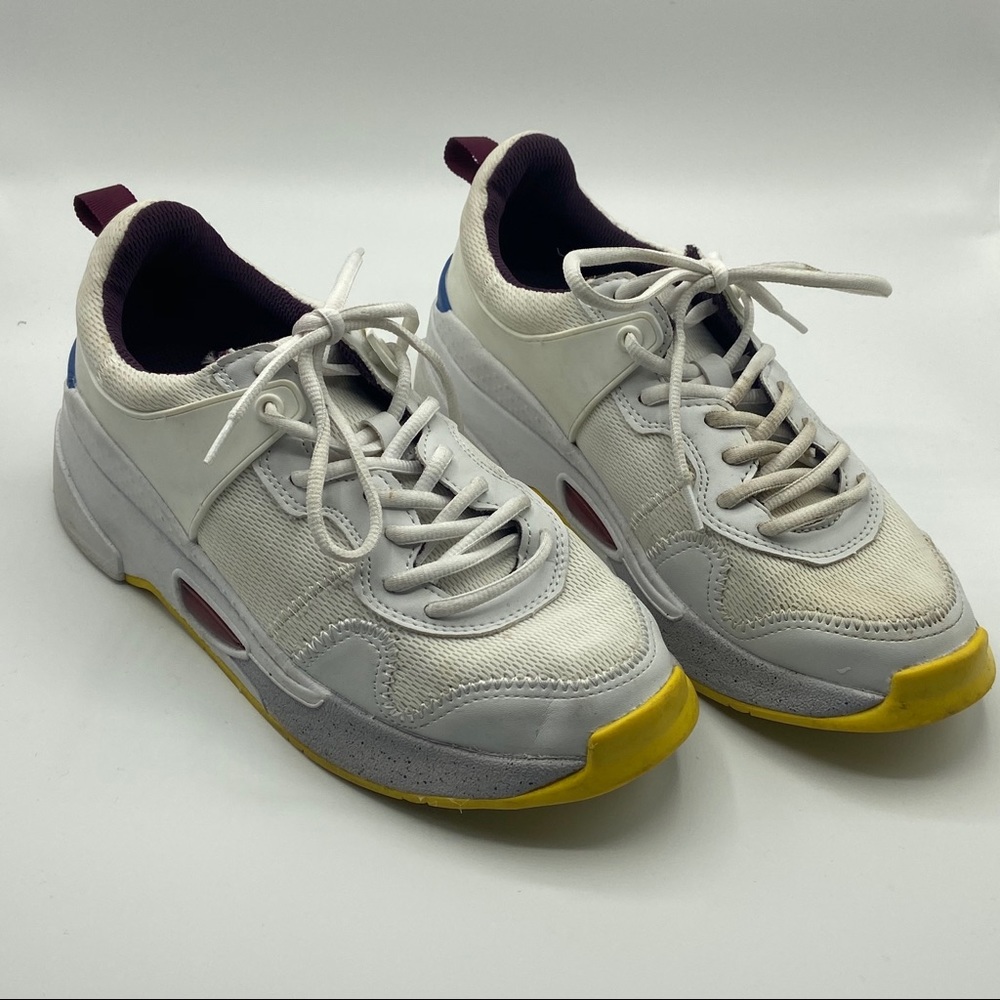 Zara Contrasting Chunky Sole Sneakers Size 38